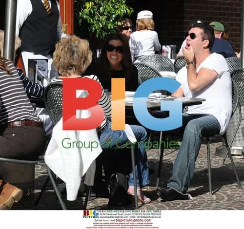 Simon Cowell and Fiance in Beverly Hills