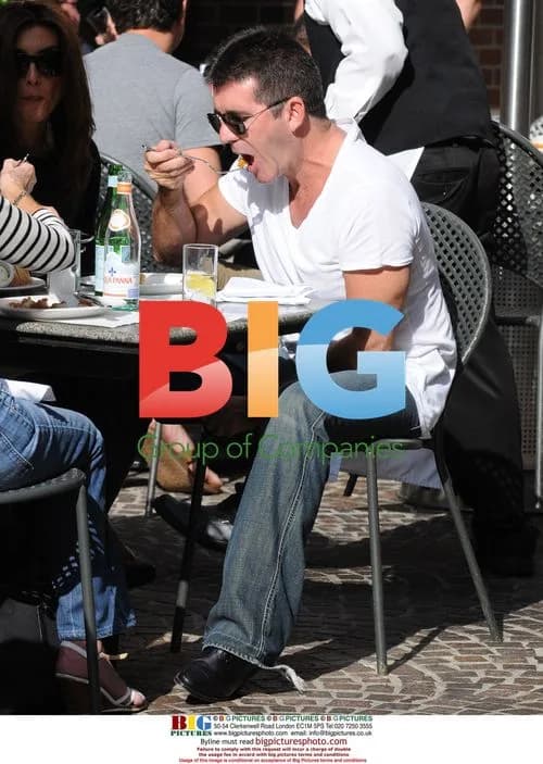 Simon Cowell and Mezhgan Hussainy