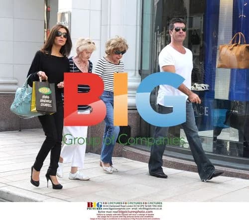 Simon Cowell and Mezhgan Hussainy Brunch in Beverly Hills