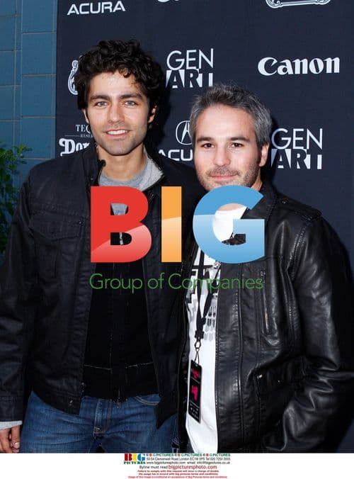 Adrian Grenier and Jeffrey Abramson at "Teenage Paparazzo" Screening