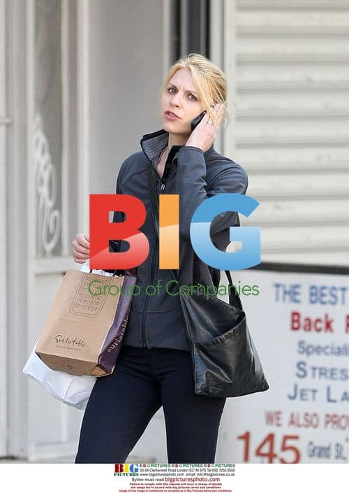 Claire Danes Running Errands on Birthday