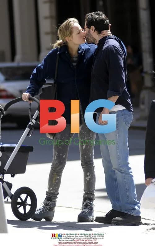 Leelee Sobieski and family in NYC