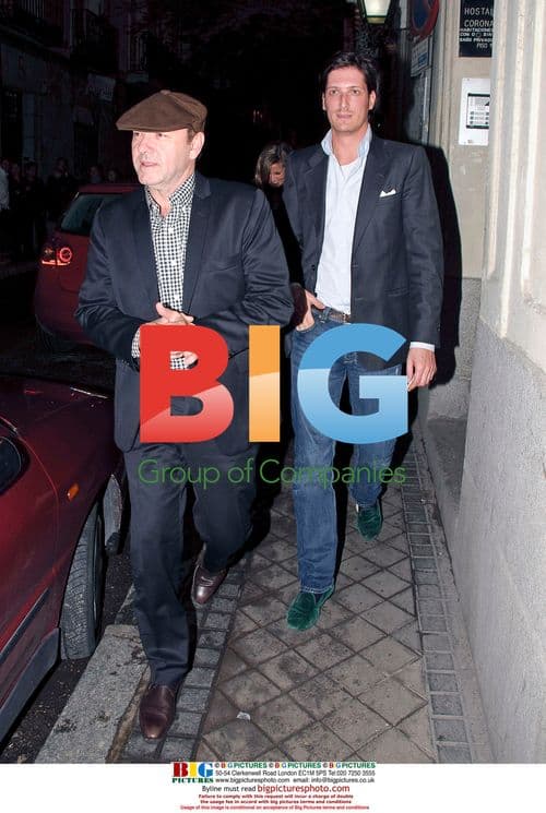 Kevin Spacey with Luis Medina Abascal in Madrid