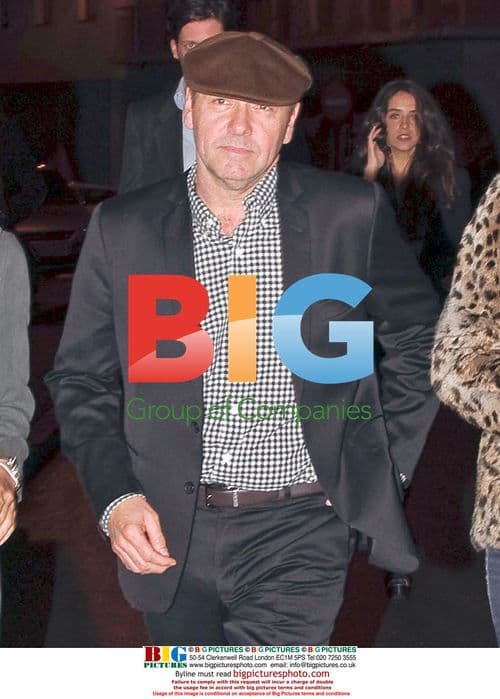 Kevin Spacey and Luis Medina Abascal in Madrid