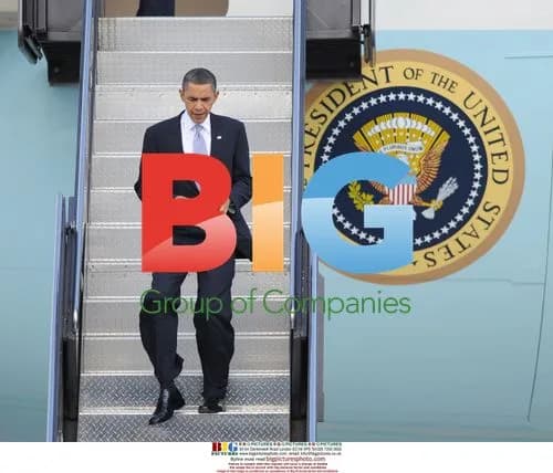 Obama Arrives at Miami Airport