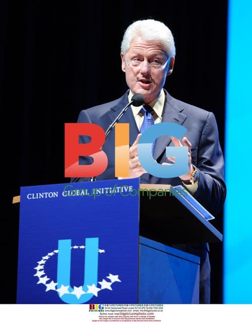President Bill Clinton speaks at Clinton Global Initiative