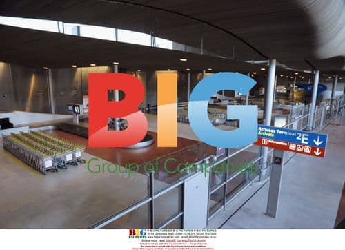 Passenger rests at Paris airport