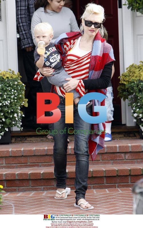 Gwen Stefani and son Zuma out in LA