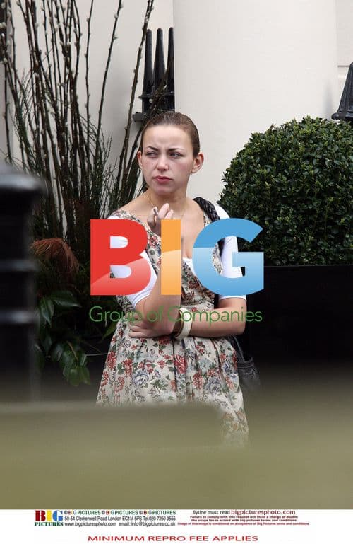 Charlotte Church Spotted Smoking in Cardiff