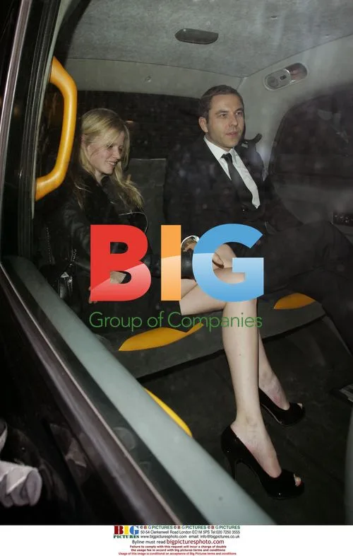 David Walliams and Lara Stone at Nobu