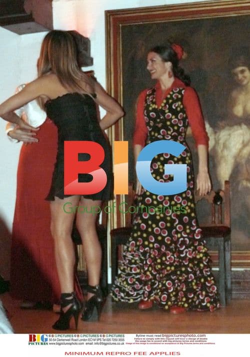 Jennifer Aniston and Gerard Butler at Flamenco Party