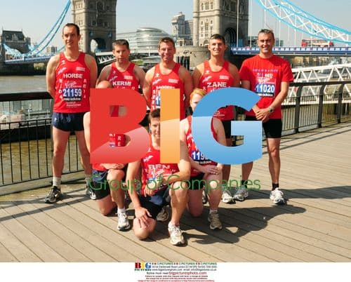 Red Arrows at London Marathon