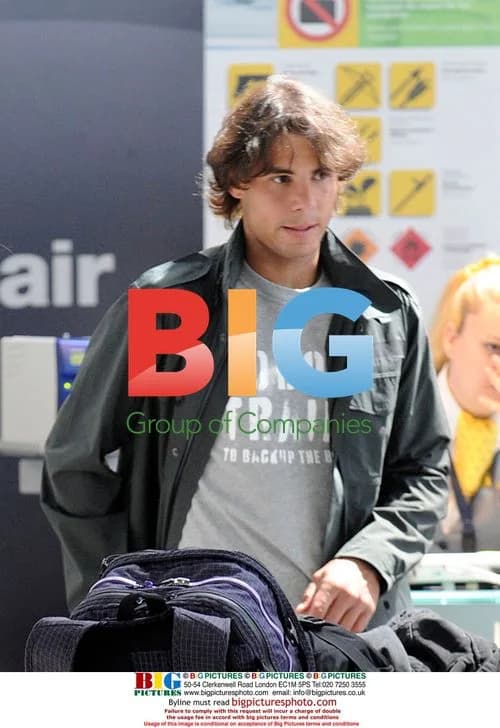 Rafa Nadal and Mother Arrive at Barcelona Airport