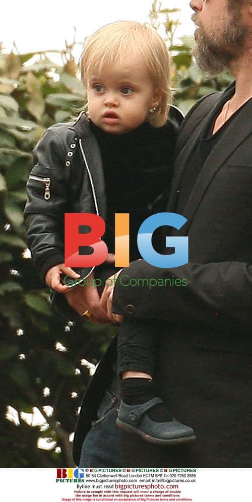 Brad Pitt and Kids at the Park