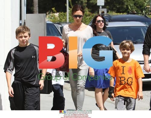 Beckham Family at Pinkberrys