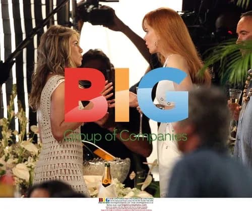 Jennifer Aniston, Nicole Kidman and Adam Sandler on "Just Go With It" Set