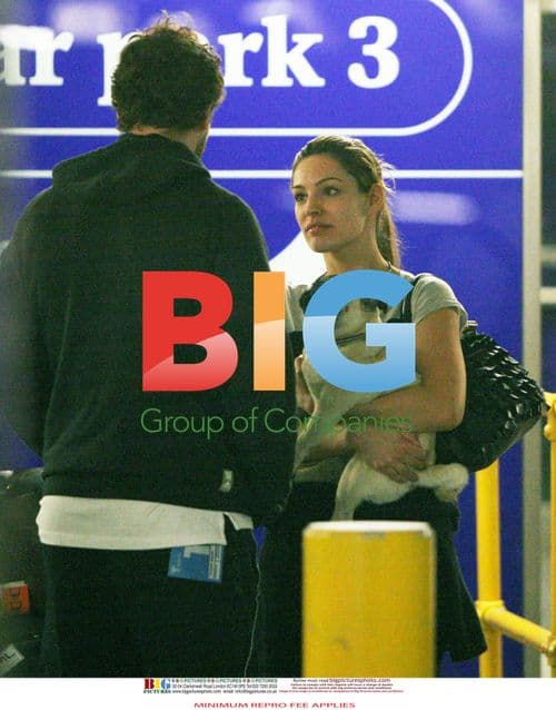 Kelly Brook Surprised at Heathrow