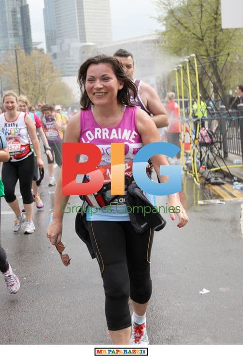 Celebrities Run London Marathon