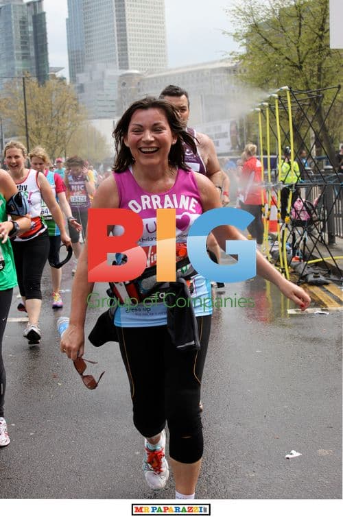 Celebrities Run London Marathon