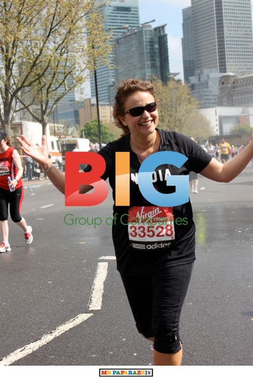 Celebrities Run London Marathon