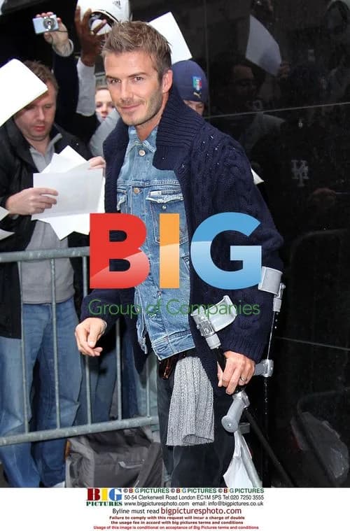 David Beckham Leaving GMA Studios