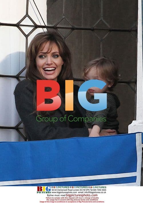 Angelina Jolie and Son Knox in Venice