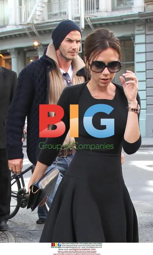 David and Victoria Beckham Shopping in NYC