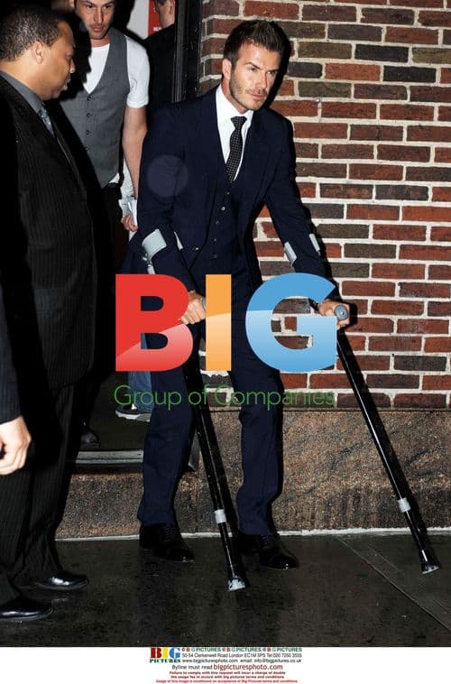David Beckham on "Late Show"