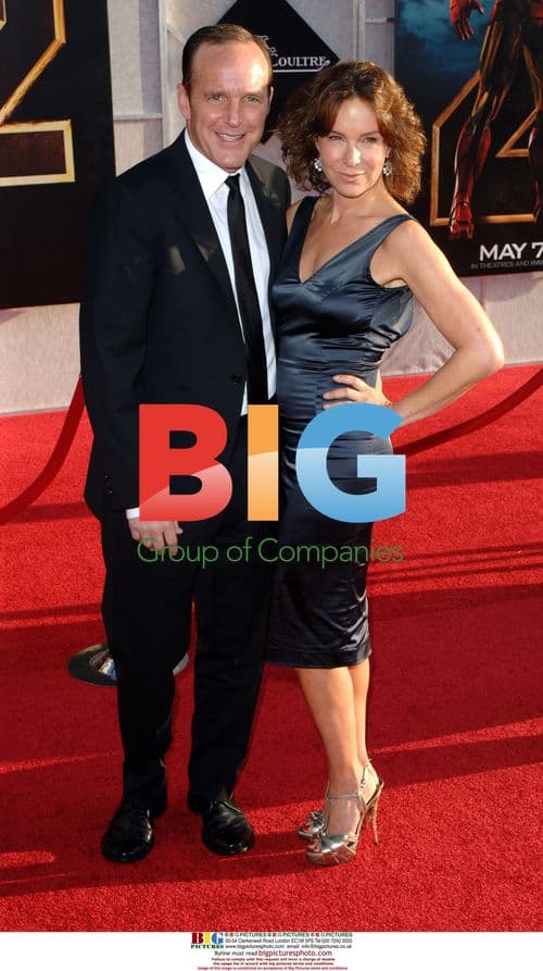 Clark Gregg and Jennifer Grey at Iron Man 2 Premiere