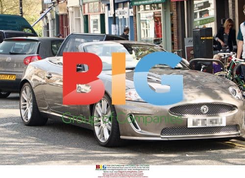 James Corden drives to local pie shop