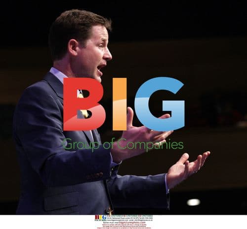 Nick Clegg Speaks at Hospital