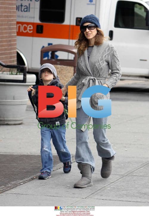 Sarah Jessica Parker Takes Son to School in NYC