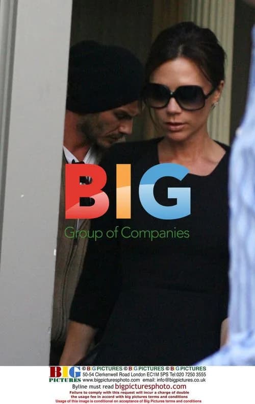 Victoria and David Beckham Shopping in Soho
