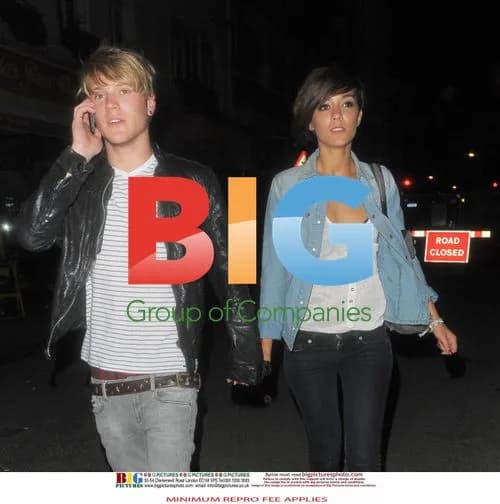 Frankie Sandford and Dougie Poynter
