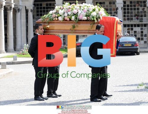 Jean Michel Jarre's mother's funeral