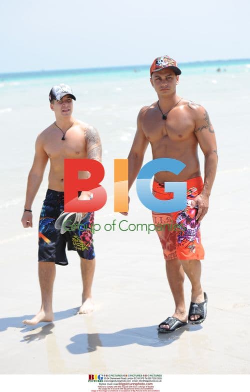 Pauly D and Vinny at the Beach