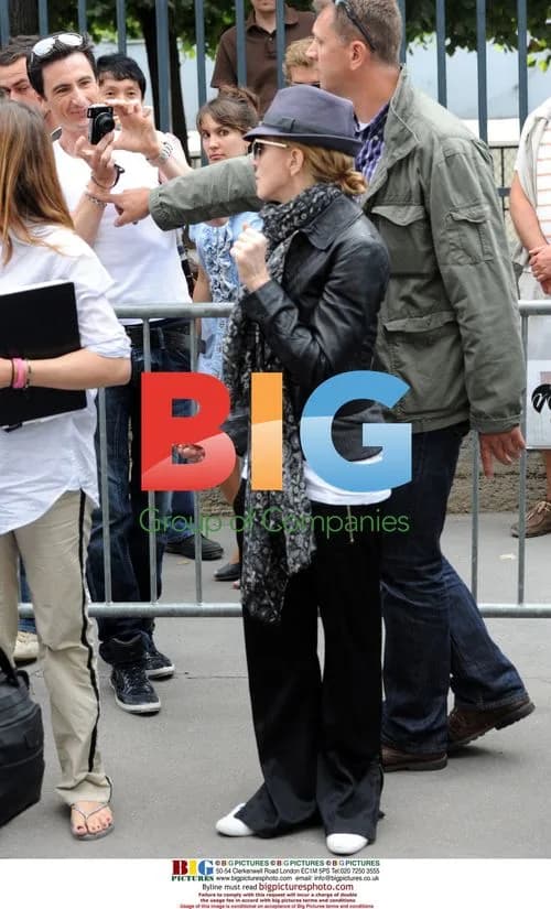Madonna Filming in Paris