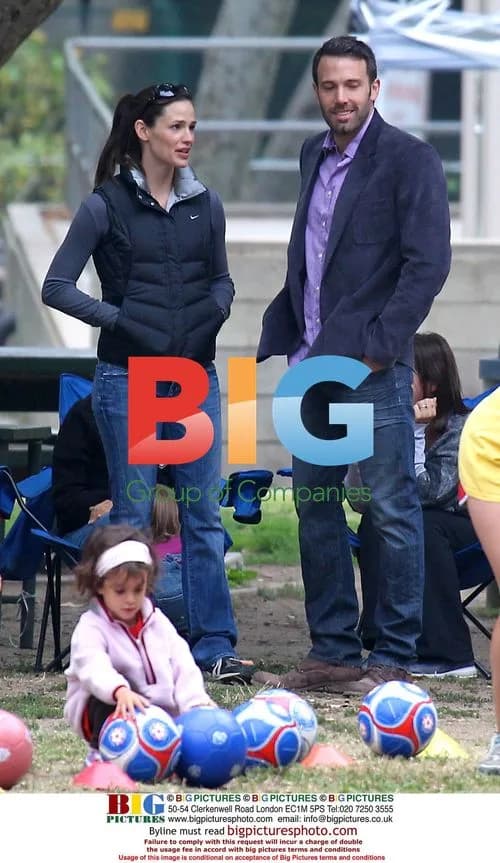 Ben Affleck and Jennifer Garner in Santa Monica