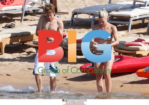 Sebastian Vettel and Girlfriend on Sardinia Vacation