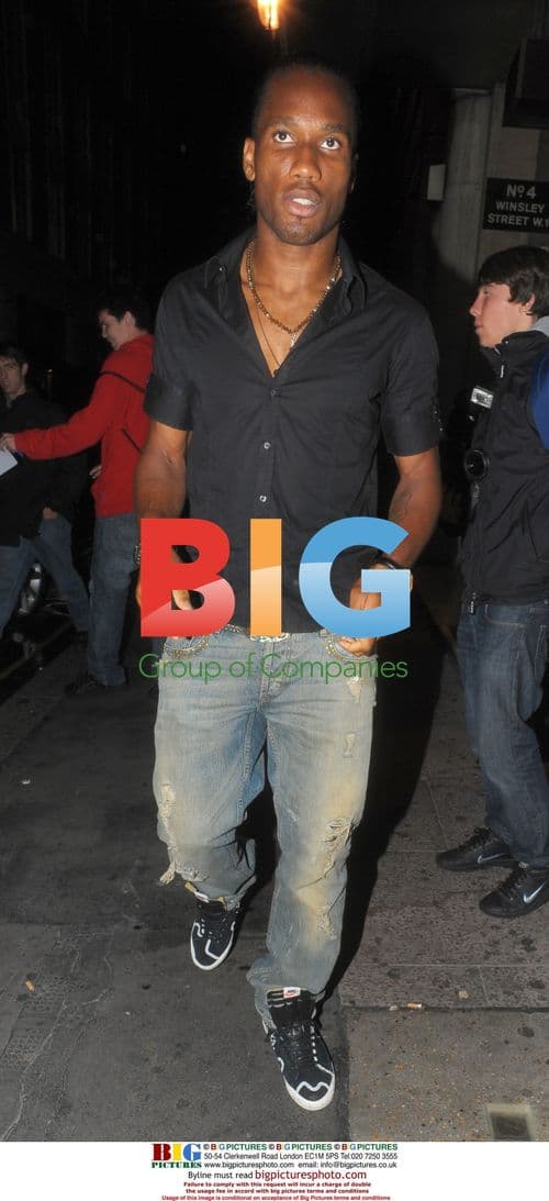 Didier Drogba at China White Nightclub