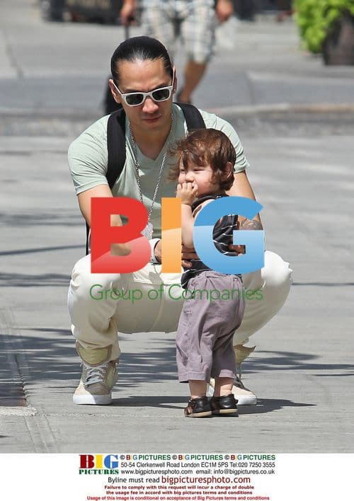 Taboo Leaves Hotel with Son Jalen