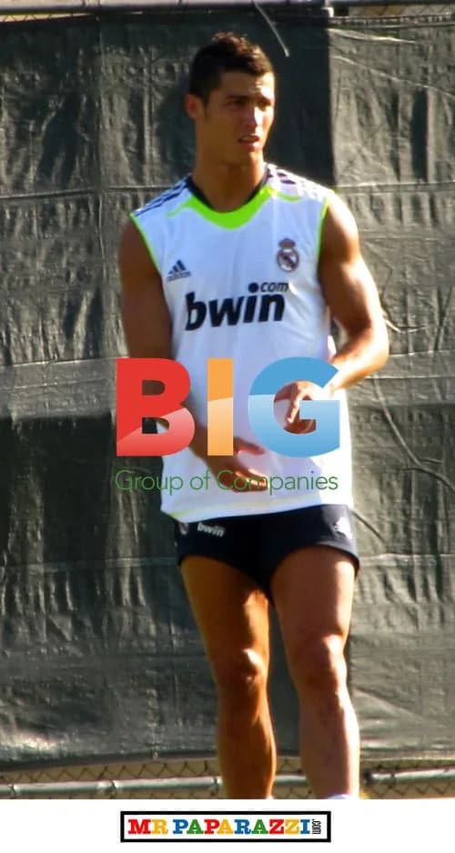 Cristiano Ronaldo at Soccer Practice in LA