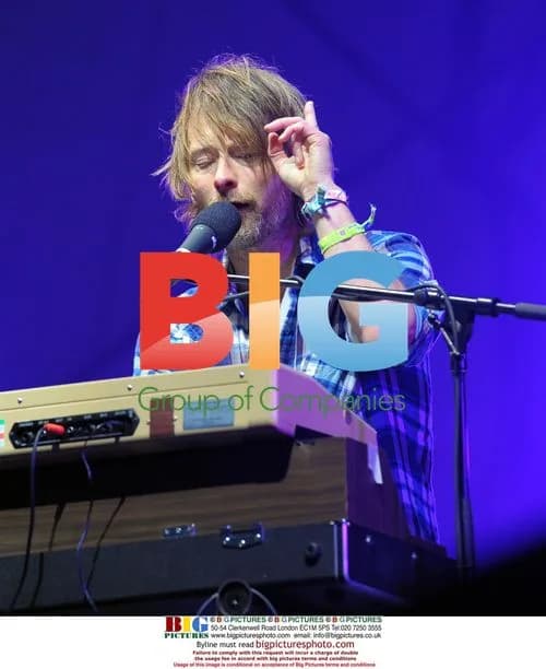 Thom Yorke Performing at Big Chill Festival