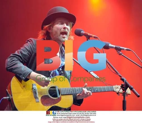 Thom Yorke performing at Big Chill Festival
