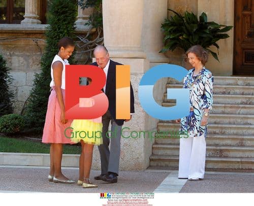 King, Queen, and First Lady at Mallorca Palace