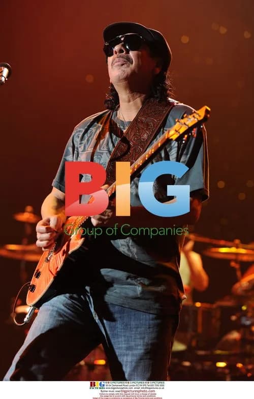 Carlos Santana Performing at Cruzan Amphitheatre