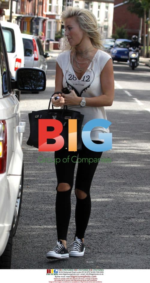 Alex Curran Gerrard Leaving Liverpool Hairdresser