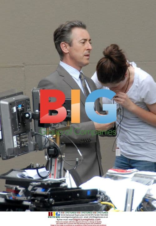 Alan Cumming films "The Good Wife"