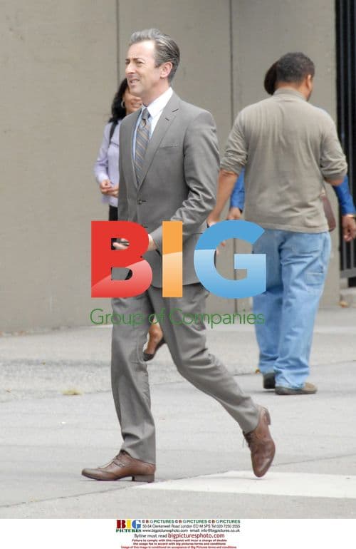 Alan Cumming and Archie Panjabi film 'The Good Wife'