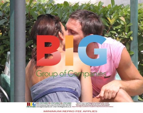 Frank Lampard and Christine Bleakley on holiday